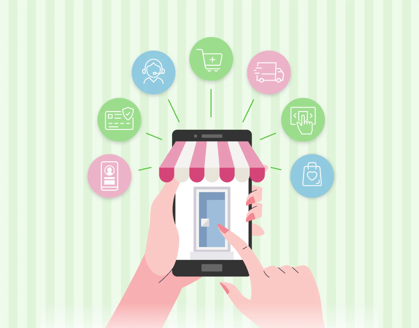 mobile shopping image